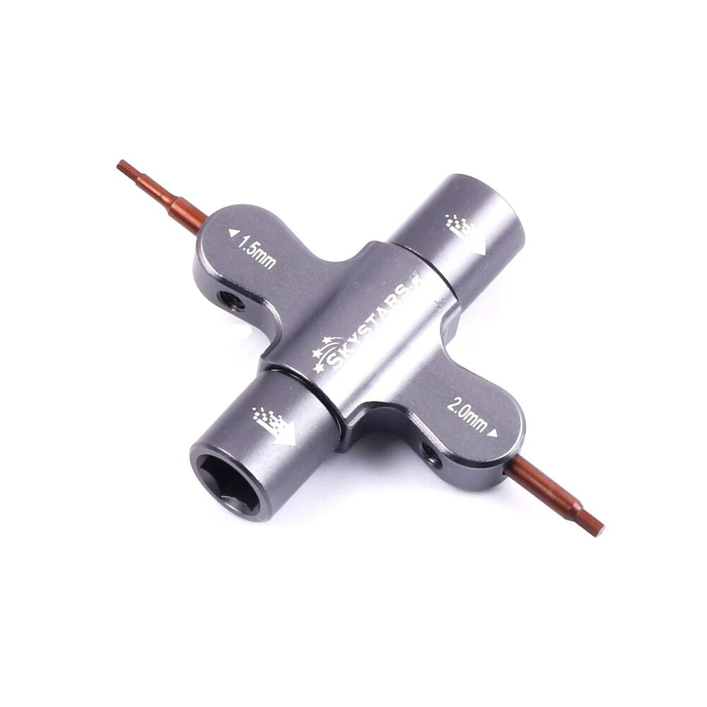 SkystarsQuadM5Wrench15mm2mmScrewdriverwithBuiltinOneWayBearingToolforRCDroneFPVRacing-2006582-1