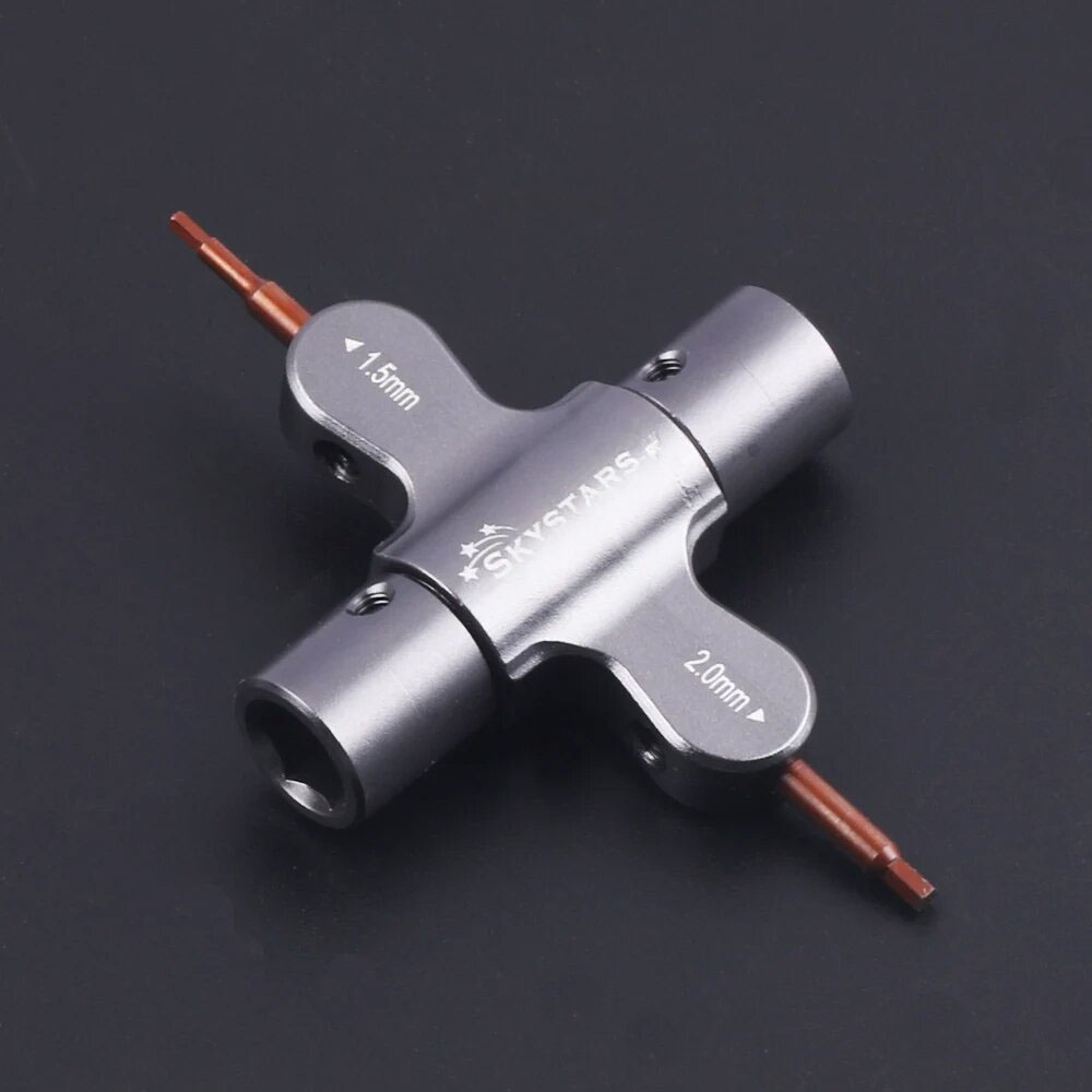 SkystarsQuadM5Wrench15mm2mmScrewdriverwithBuiltinOneWayBearingToolforRCDroneFPVRacing-2006582-6