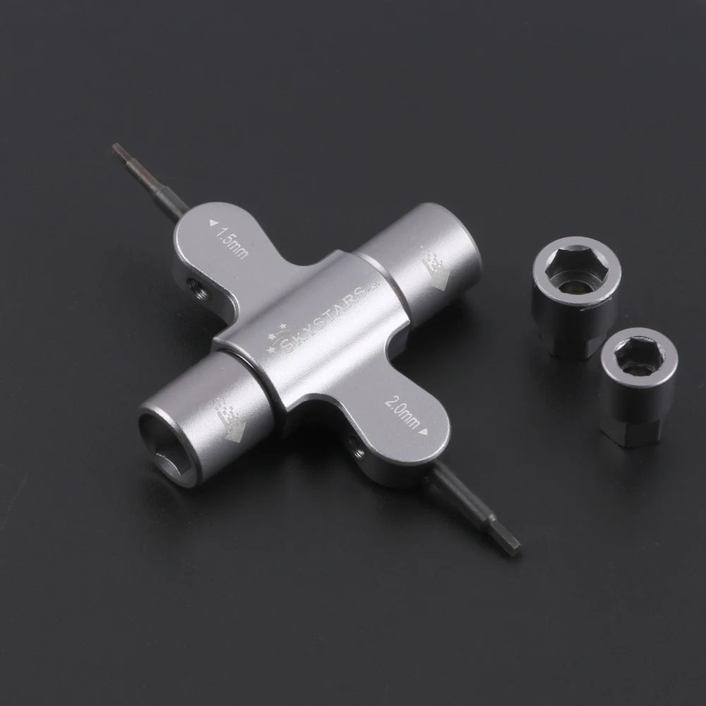 SkystarsQuadM5Wrench15mm2mmScrewdriverwithBuiltinOneWayBearingToolforRCDroneFPVRacing-2006582-7