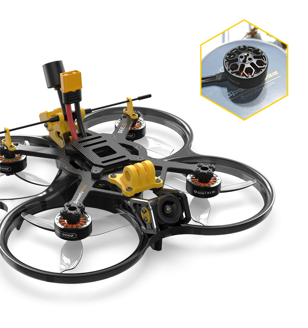 SpeedyBee20061950KV6SBrushlessMotor15mmShaftforBee3535InchRCFPVRacingDrone-2001098-5