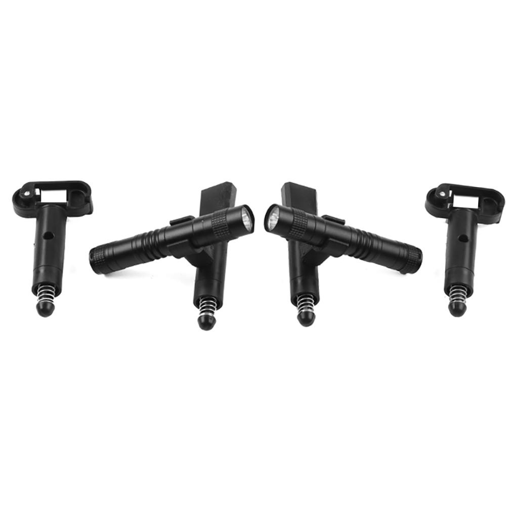 SpringHeightenedExtendedLandingGearSkidShockAbsorberLegTripodwithNightFillLEDLightFlashlightforSJRCF-2014939-9