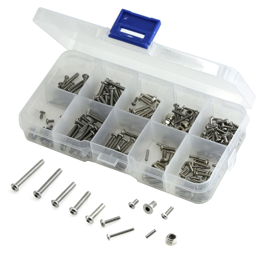 StainlessSteelHexagonalScrewNutScrewKitfor118TRX4MRCCar-2009546-2