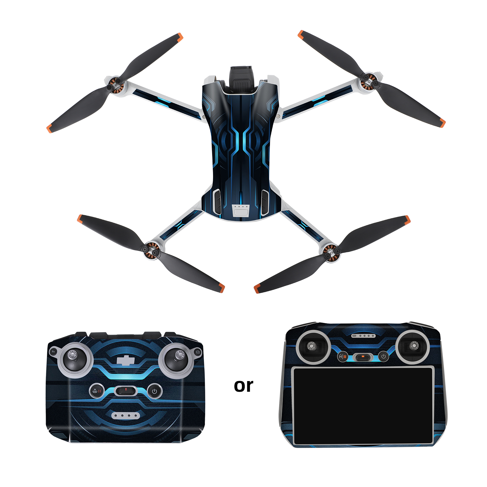 SunnylifeWaterproofPVCStickersDroneBodySkinProtectiveArmRemoteControlProtectorforDJIMini3RCDron-1980984-6