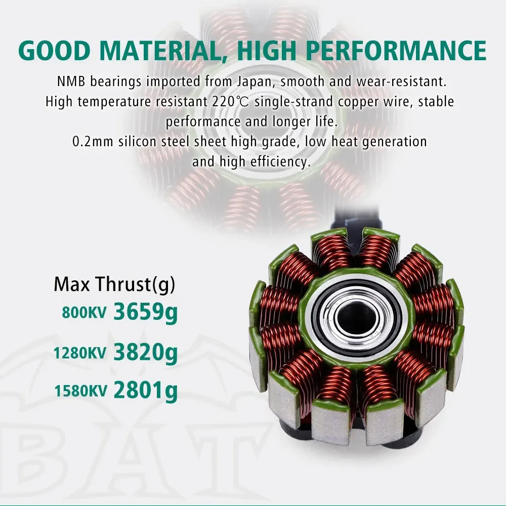 SurpassHobbyB31103110800KV1280KV1580KVBrushlessMotorforMulti-RotorDrone-2002434-2