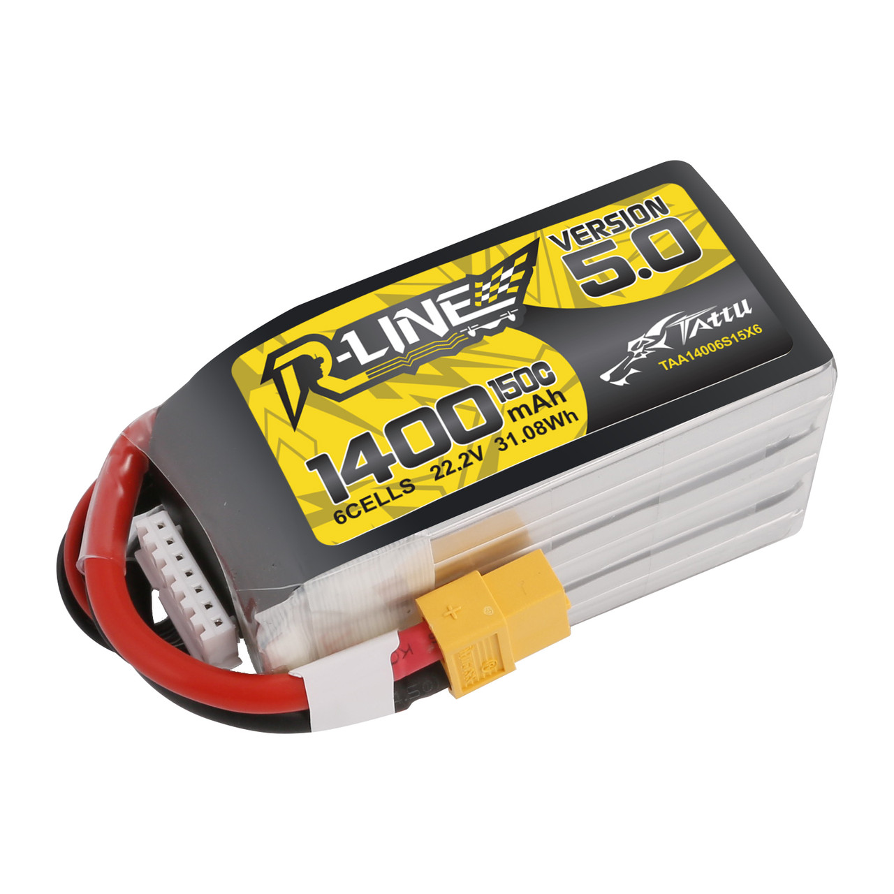 TATTUR-LineVersion50222V1400mAh150C6SLiPoBatteryXT60PlugforSpeedyBeeMaster5V2iFlightNazgul5V3HDRCDro-1989735-2