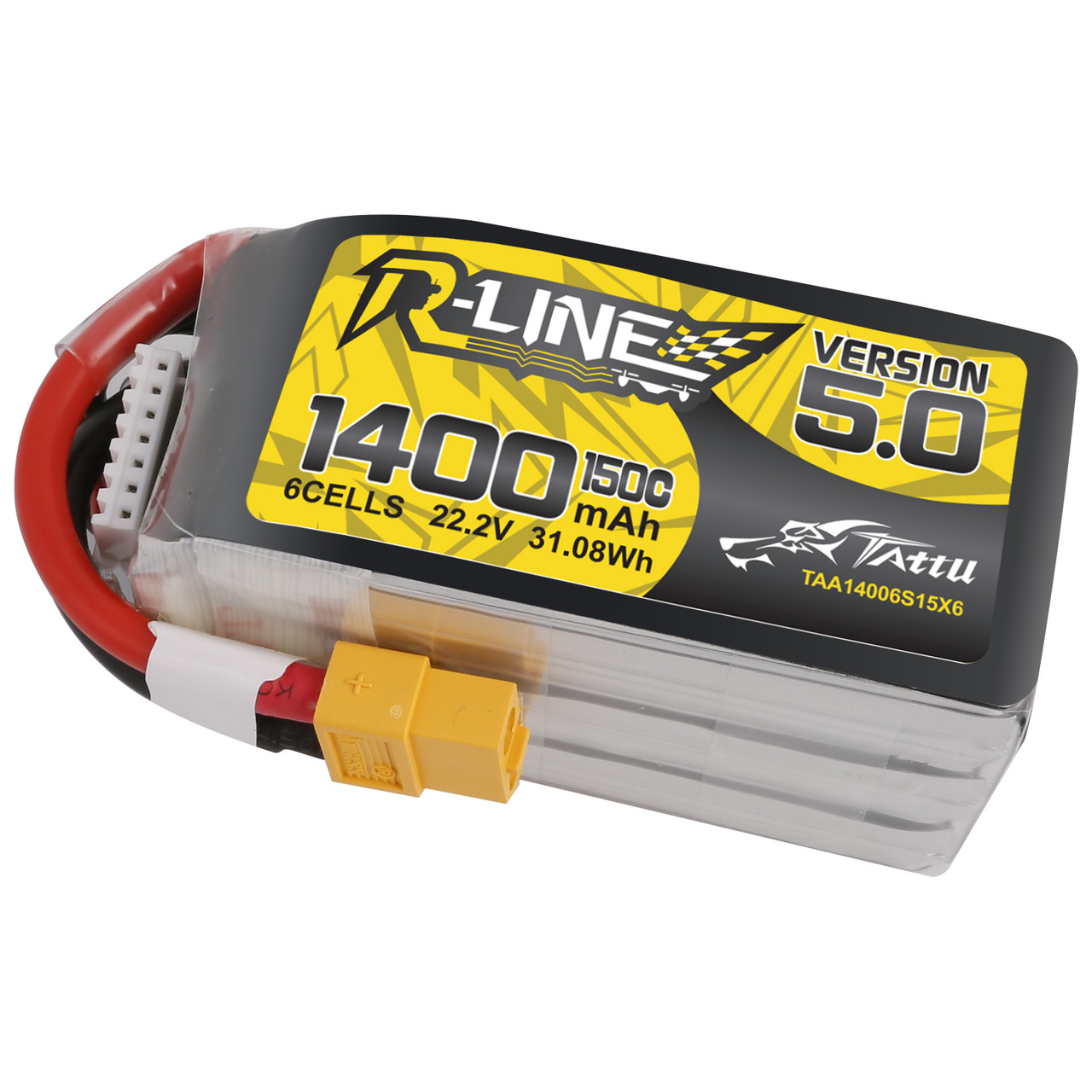 TATTUR-LineVersion50222V1400mAh150C6SLiPoBatteryXT60PlugforSpeedyBeeMaster5V2iFlightNazgul5V3HDRCDro-1989735-3