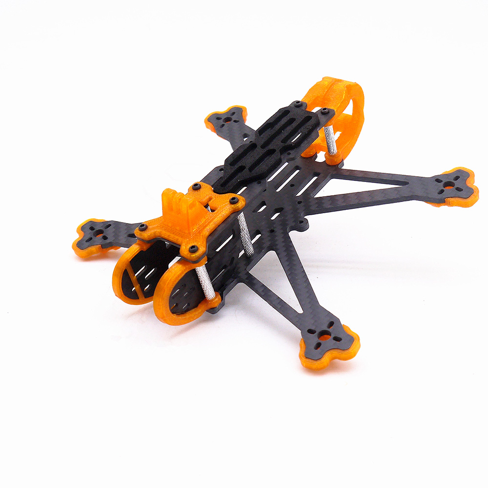 TEOSAWDrake35155mmWheelbaseCarbonFiber35InchFrameKitSupportVistaAirUnitforDIYRCDroneFPVRacing-1994393-1