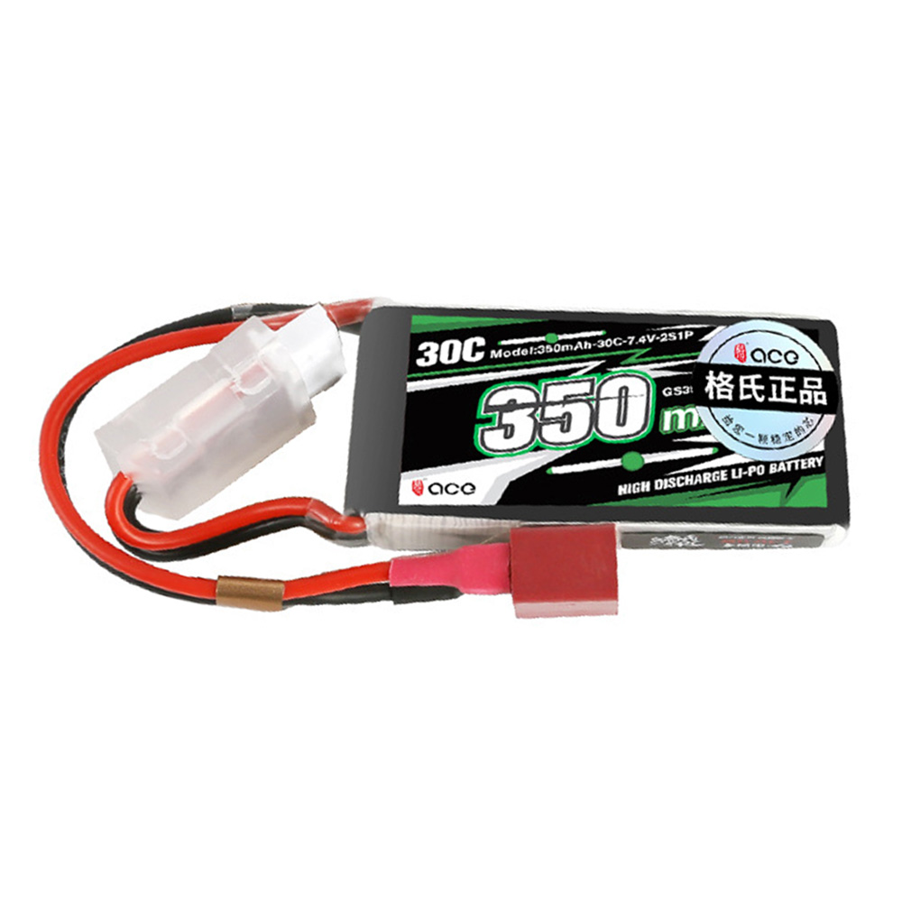 TattuACE74V350mAh30C2S1PLiPoBatteryTPlugforRCCar-2005174-1