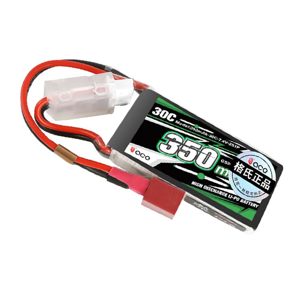 TattuACE74V350mAh30C2S1PLiPoBatteryTPlugforRCCar-2005174-2