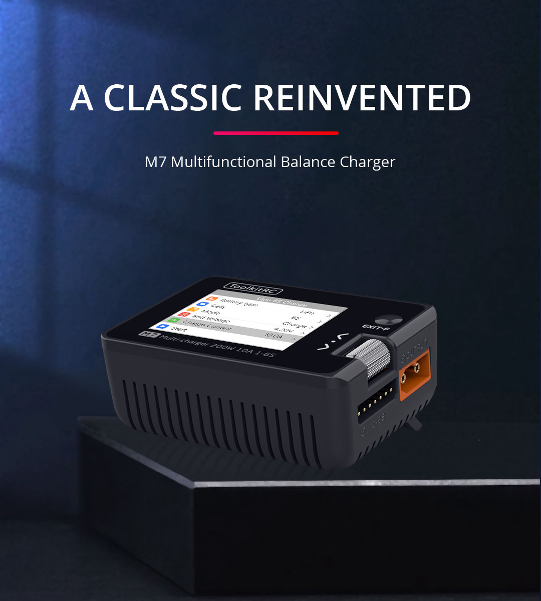 ToolkitRCM7200W10ADCBalanceChargerDischargerfor1-6SLipoBatterywithWithVoltageServoCheckerESCTesterRe-1825734-1