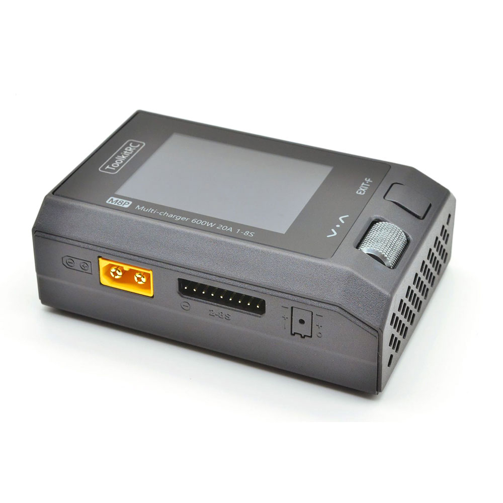 ToolkitRCM8P600W20AMulti-functionDCBalanceChargerfor1-8SXT60LipoLiHVLiFeLionLTOBattery-2000081-10