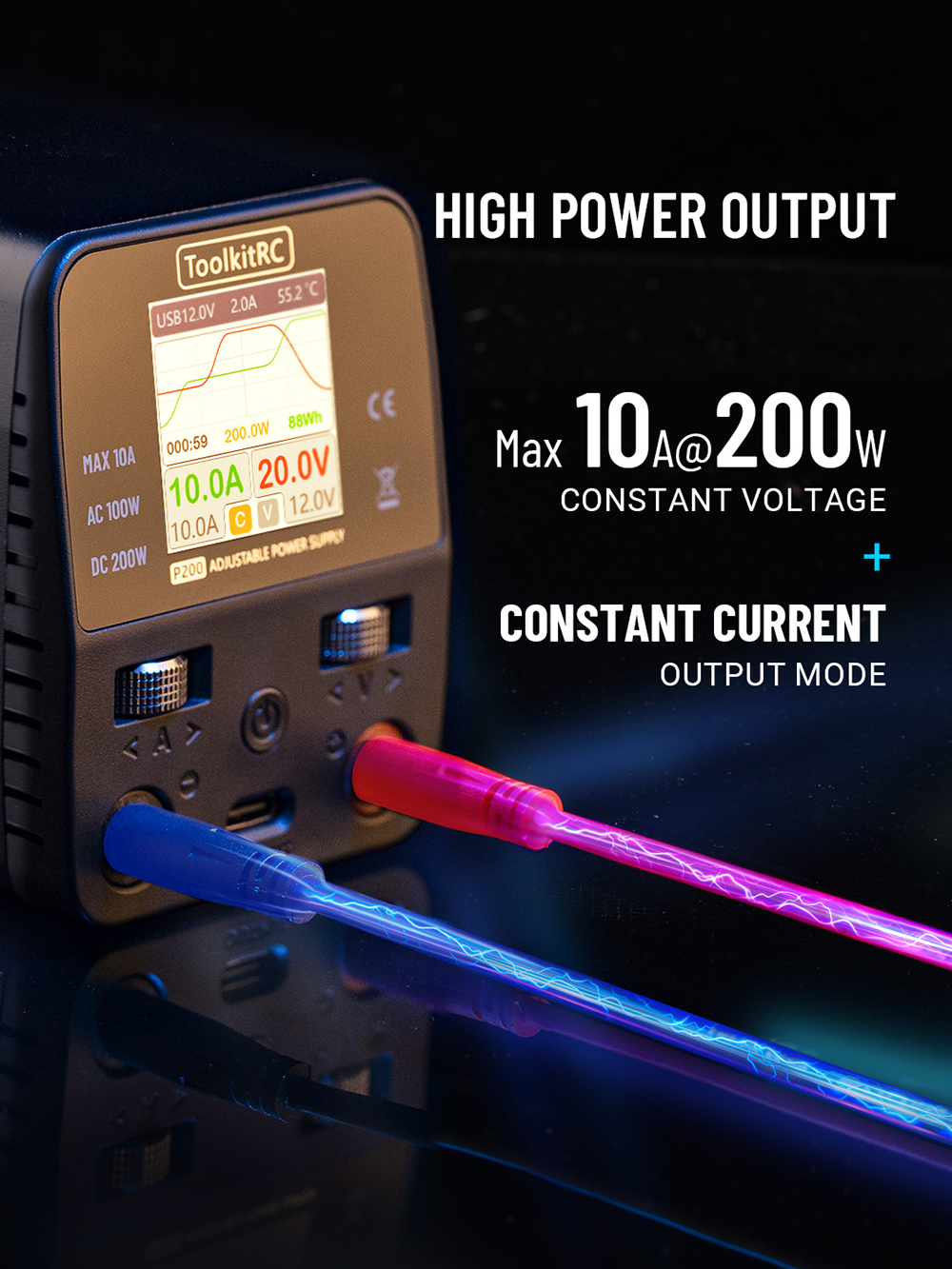 ToolkitRCP200V2AC100WDC200W65WMiniDesktopFastChargerIPSLCDWide-angleDisplayType-CProtocolforHuaweifo-2015427-3