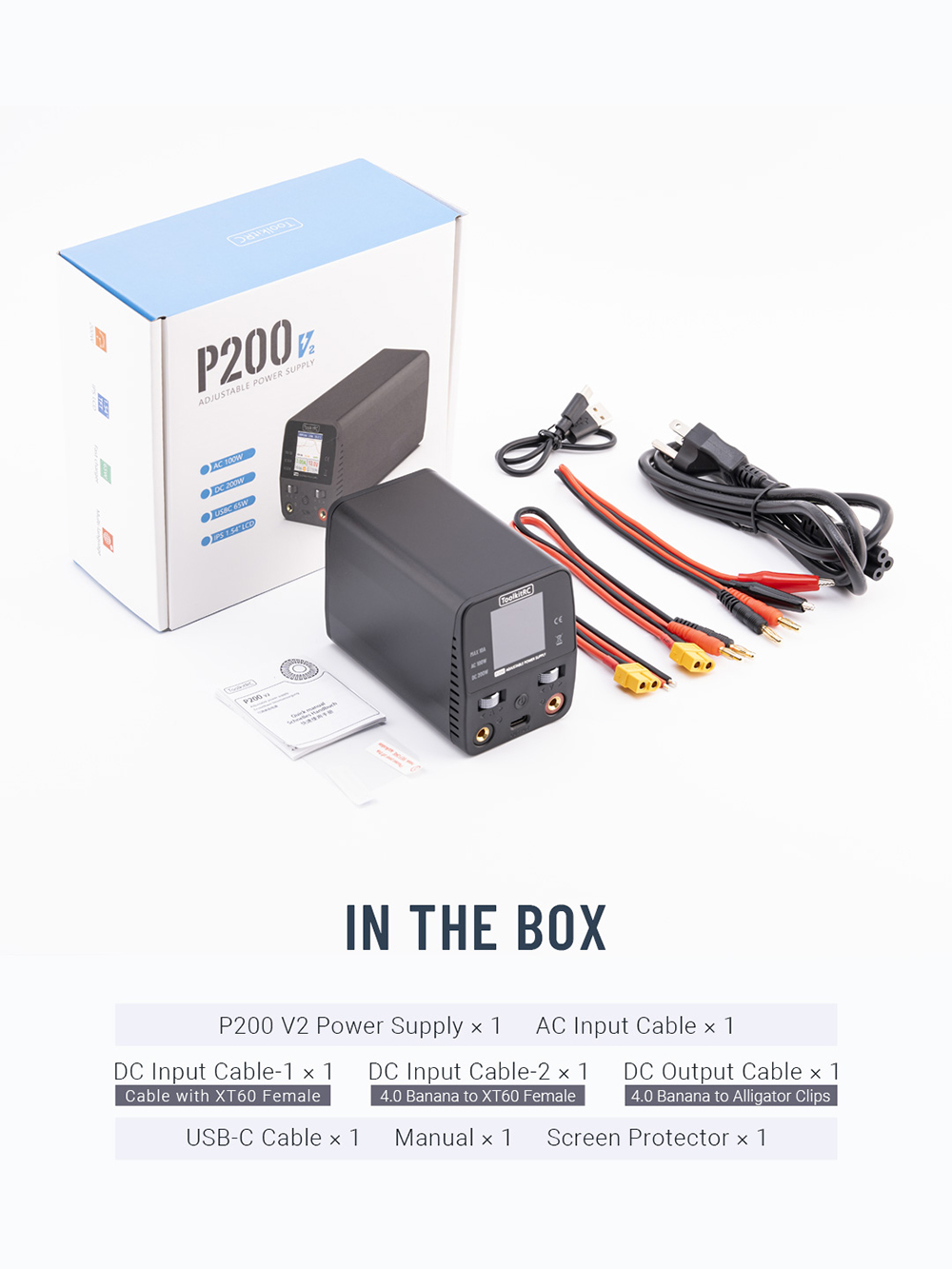 ToolkitRCP200V2AC100WDC200W65WMiniDesktopFastChargerIPSLCDWide-angleDisplayType-CProtocolforHuaweifo-2015427-7