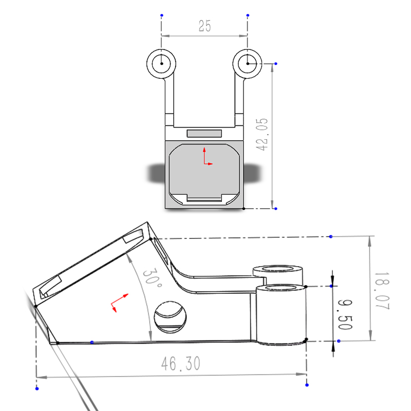 URUAV30DegreeGPSMountHolderforM8QBN-220GPSModule-1906164-1