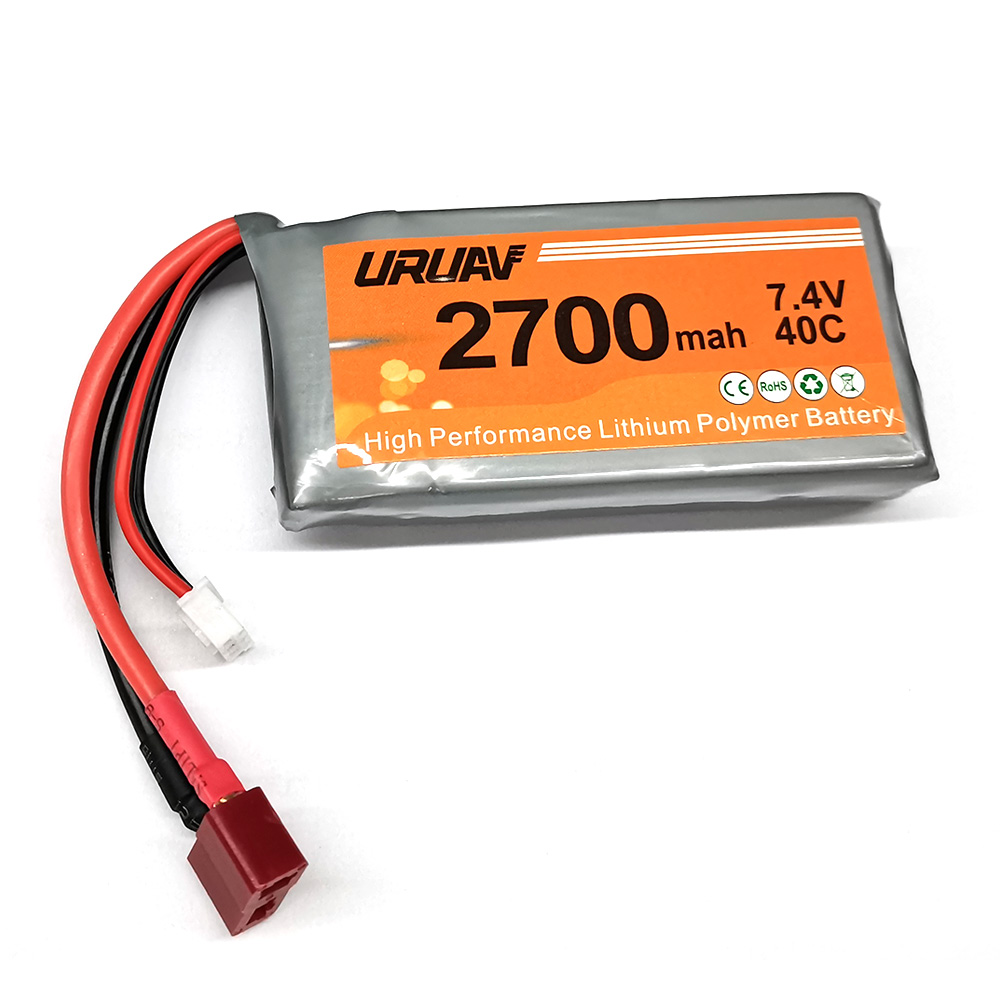 URUAV74V2700MAH40CLipoBatteryTPlugForWltoys124271242812423FeiyueFY03FY01FY02FY08RCCarParts-1698971-1