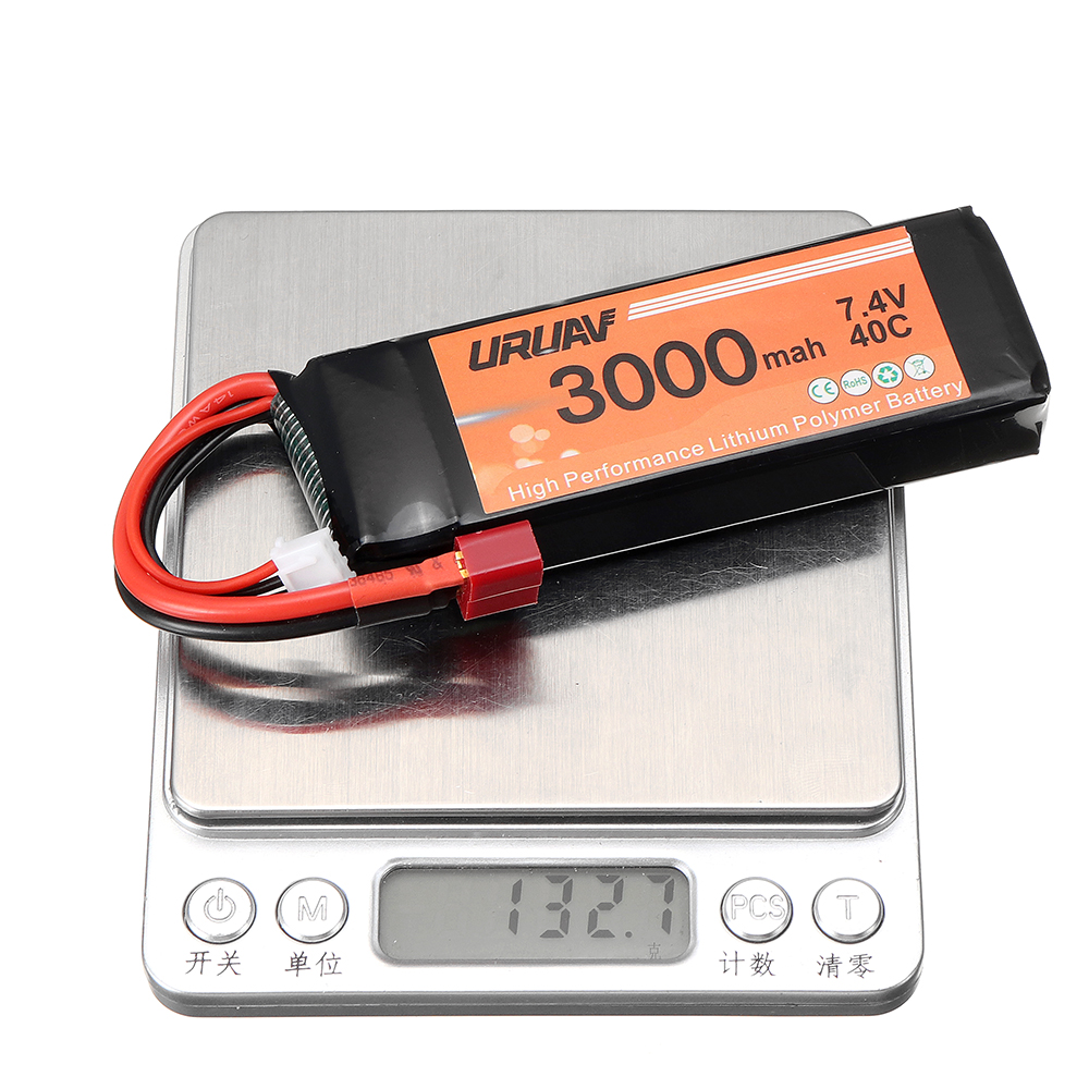 URUAV74V3000mahBattery40CTPlugforWLtoys144001124018124019104001124016017RCCarPart-1832442-1
