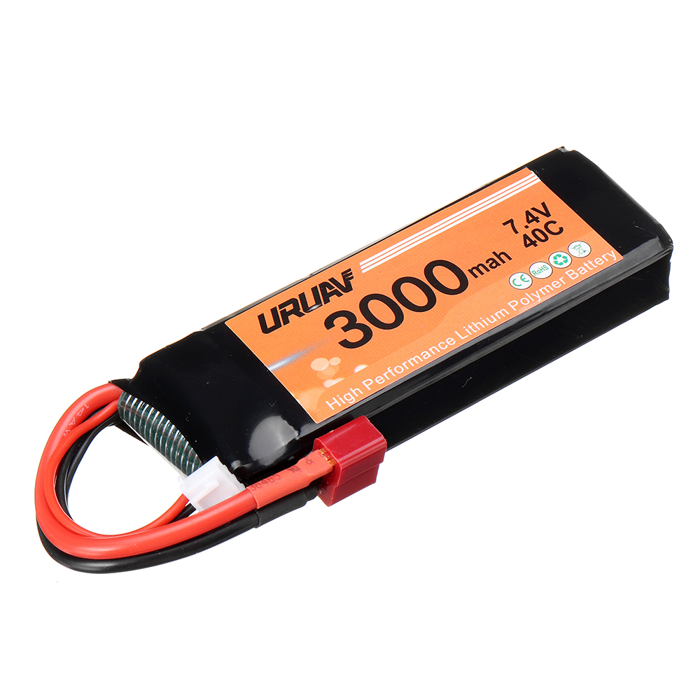 URUAV74V3000mahBattery40CTPlugforWLtoys144001124018124019104001124016017RCCarPart-1832442-2