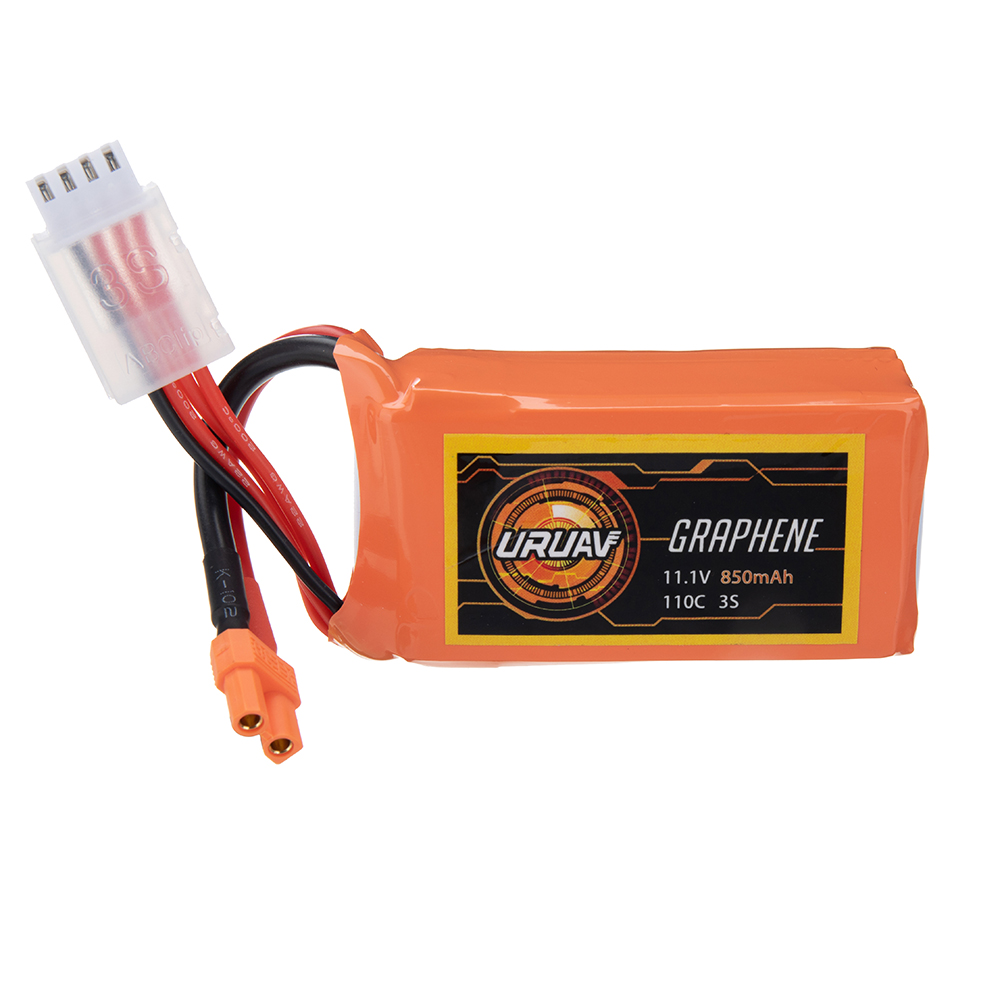 URUAVGRAPHENE111V850mAh110C3SLiPoBatteryXT30PlugforRCDrone-1986435-1