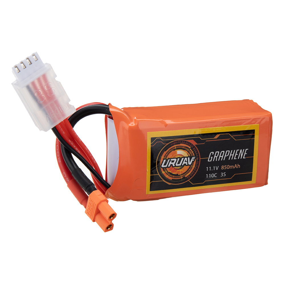 URUAVGRAPHENE111V850mAh110C3SLiPoBatteryXT30PlugforRCDrone-1986435-2