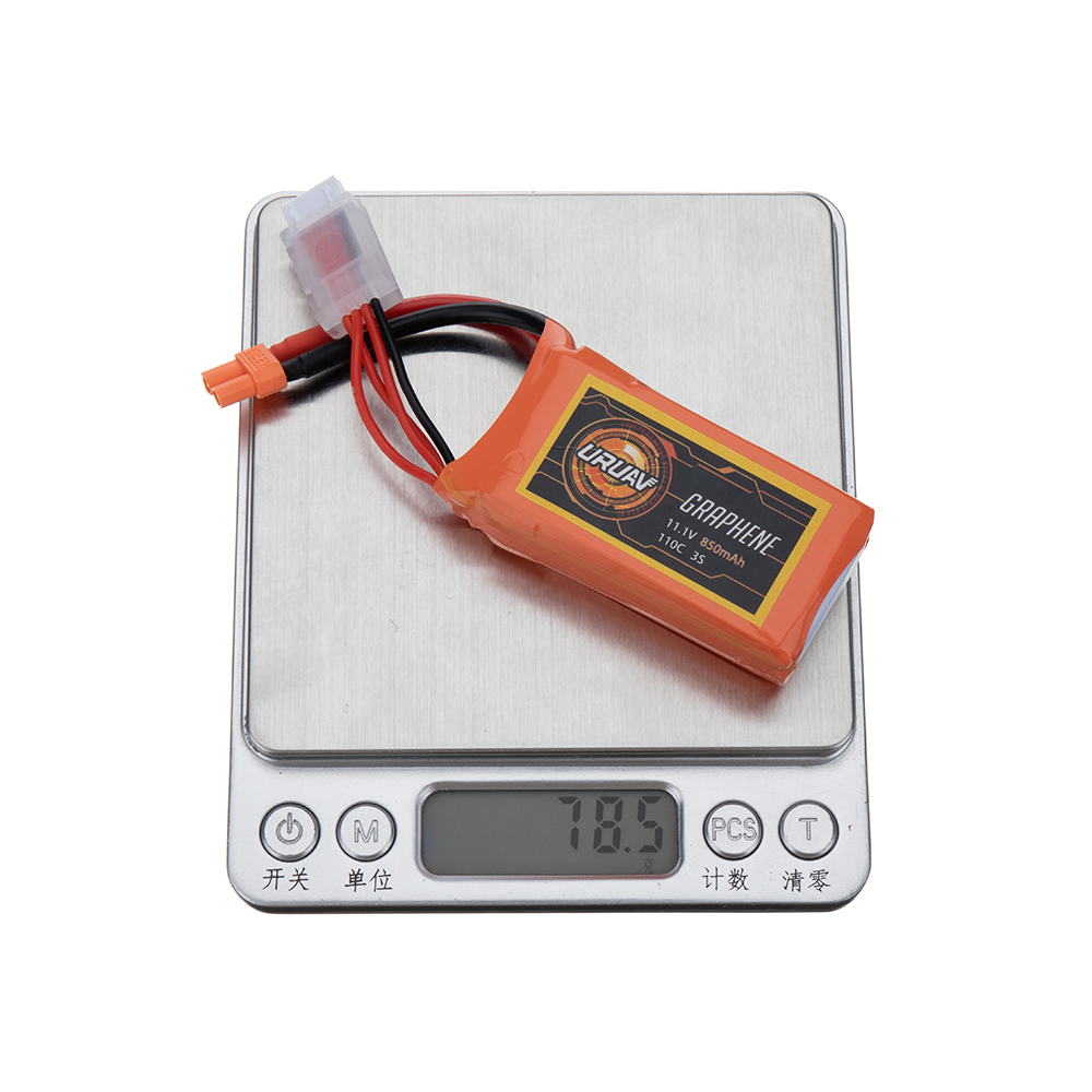 URUAVGRAPHENE111V850mAh110C3SLiPoBatteryXT30PlugforRCDrone-1986435-10