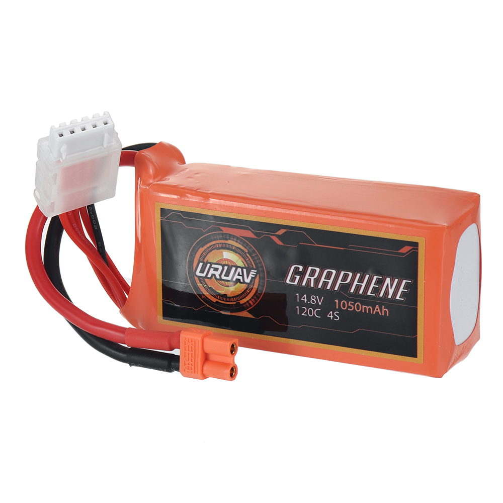 URUAVGRAPHENEPower148V1050mAh120C4SLiPoBatteryXT30PlugforRCDrone-1985625-5