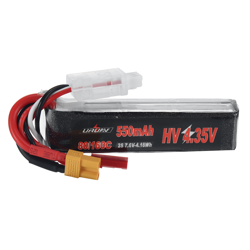 URUAVPower76V550mAh80C160C2SHV435VLiPoBatteryXT30PlugforRCDrone-1985646-1