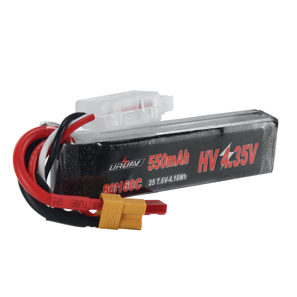 URUAVPower76V550mAh80C160C2SHV435VLiPoBatteryXT30PlugforRCDrone-1985646-2