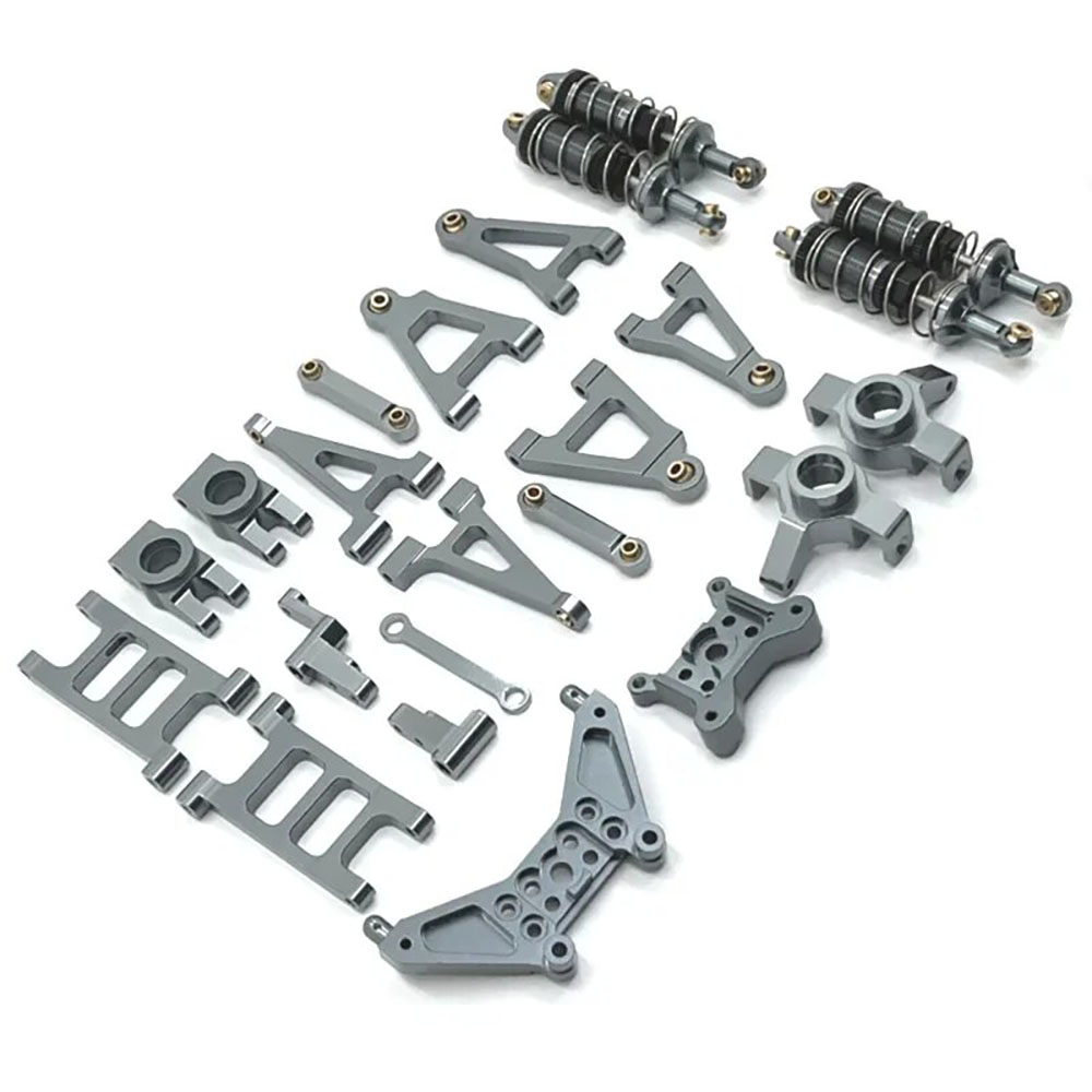UpgradePartsForMJX143011430214303MetalSuspensionArmSteeringCupShockAbsorberSteeringAssemblyShockTowe-2005751-3