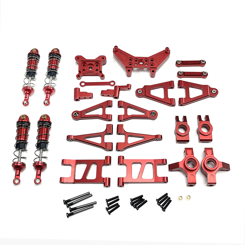 UpgradePartsForMJX143011430214303MetalSuspensionArmSteeringCupShockAbsorberSteeringAssemblyShockTowe-2005751-10