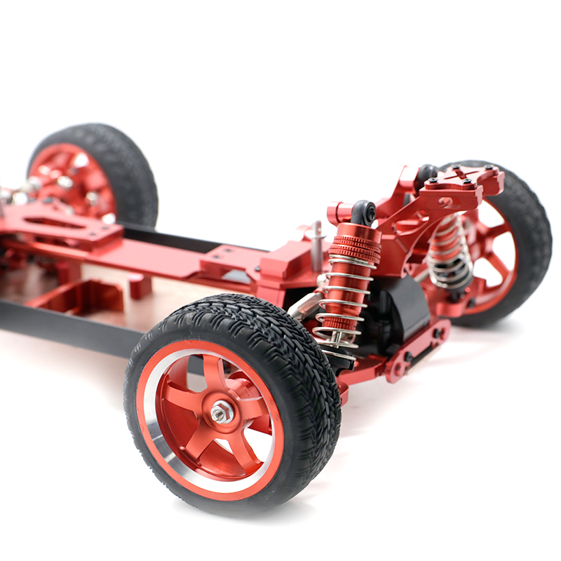 UpgradedCNCMetalRCCarFramewMetalDifferentialForWltoys144001144010144002VehicleModelsWithTireMotorGea-1961422-2