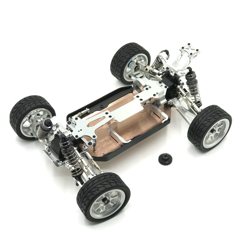 UpgradedCNCMetalRCCarFramewMetalDifferentialForWltoys144001144010144002VehicleModelsWithTireMotorGea-1961422-12