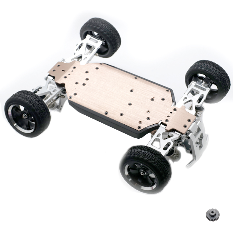 UpgradedCNCMetalRCCarFramewMetalDifferentialForWltoys144001144010144002VehicleModelsWithTireMotorGea-1961422-15