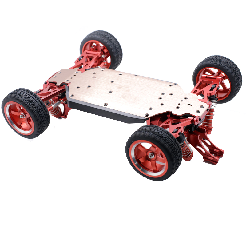 UpgradedCNCMetalRCCarFramewMetalDifferentialForWltoys144001144010144002VehicleModelsWithTireMotorGea-1961422-4