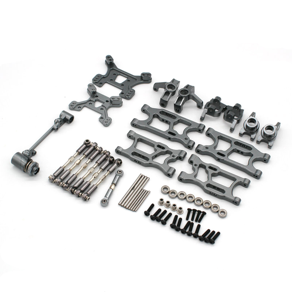 UpgradedMetalPartsSetSwingArmSteeringCupRearWheelSeatforWltoys144001144010124017124019112RCCarVehicl-1939014-8
