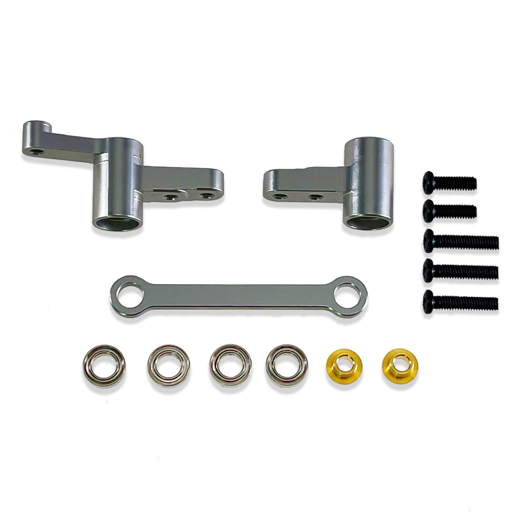 UpgradedMetalSteeringAssemblyWithBearingsForMJXHYPERGO1420914210H14BM114RemoteControlCarAccessories-2011547-2