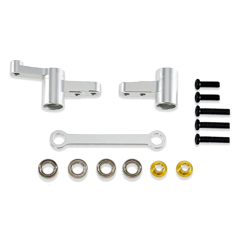 UpgradedMetalSteeringAssemblyWithBearingsForMJXHYPERGO1420914210H14BM114RemoteControlCarAccessories-2011547-3