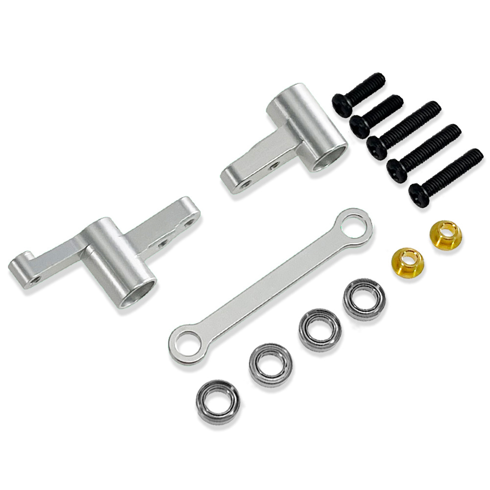 UpgradedMetalSteeringAssemblyWithBearingsForMJXHYPERGO1420914210H14BM114RemoteControlCarAccessories-2011547-7
