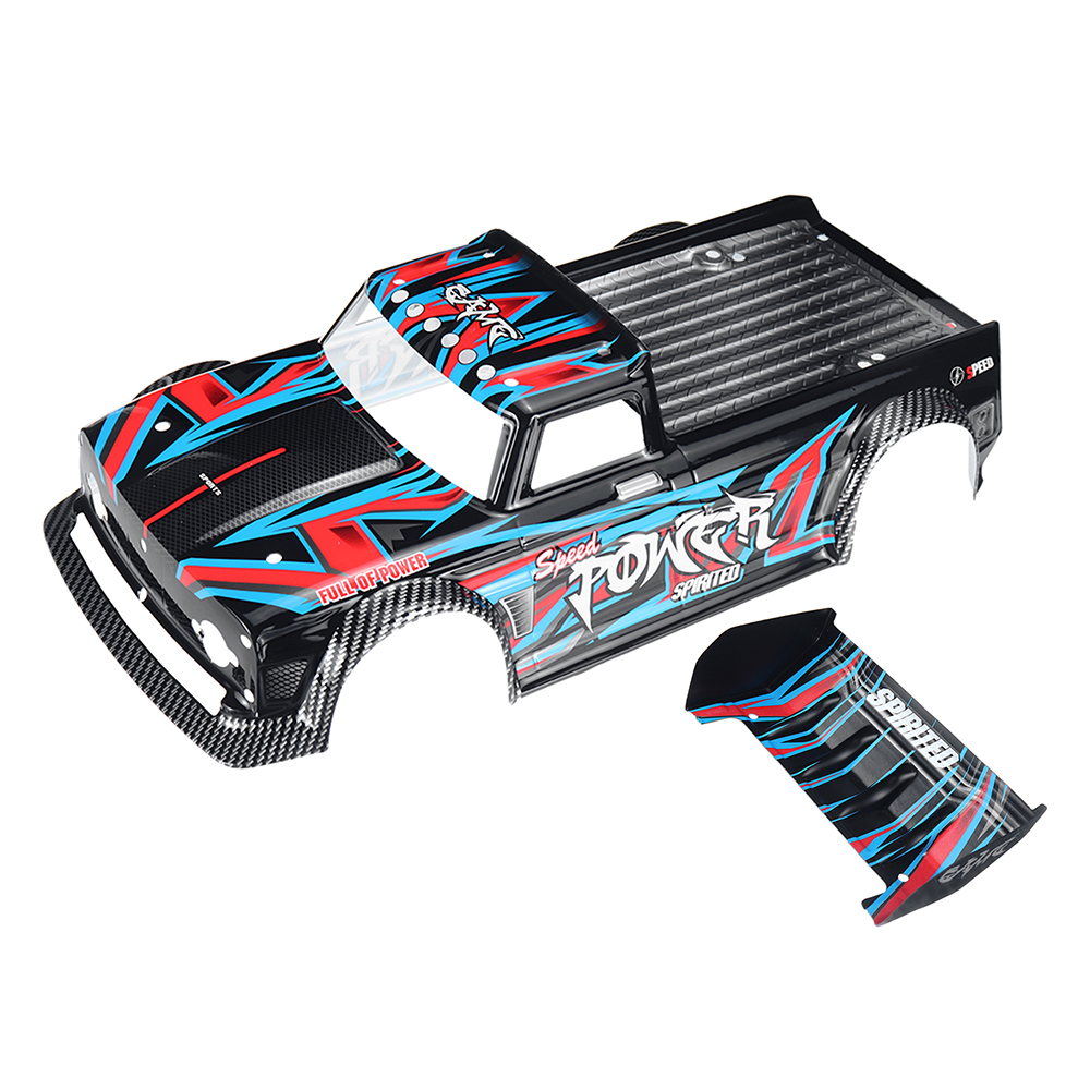 Wltoys104072110RCCarSpareBodyShellTailWingwLEDLightPainted21032106VehiclesModelsPartsAccessories-1980852-2
