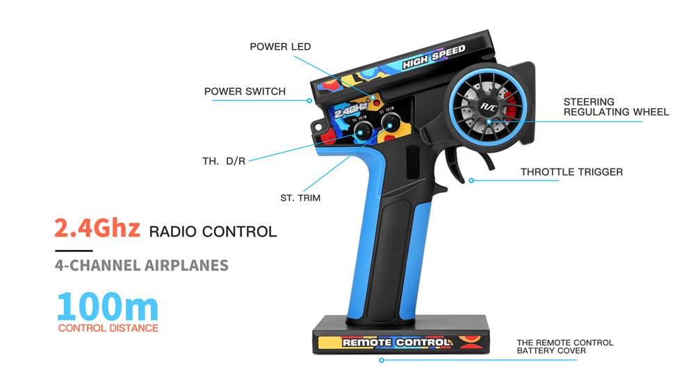 Wltoys124017104072144010124007112RCCarSpare24GV8RemoteControllerTransmitter2132VehiclesModelsPartsAc-1978897-1