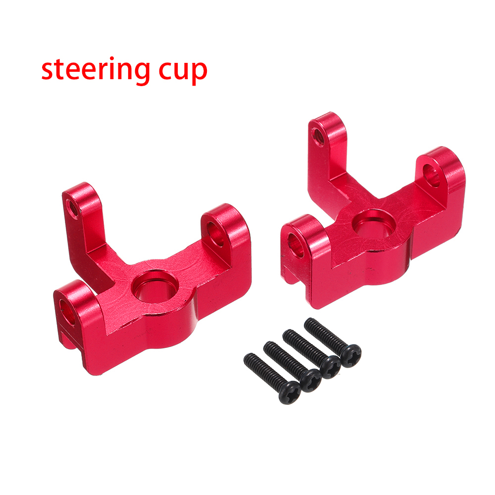 Wltoys144001114UpgradeMetalRCCarPartsSwingArmCSeatConnectorSteeringCupRearWheelSeatRodGearRed-1666767-5