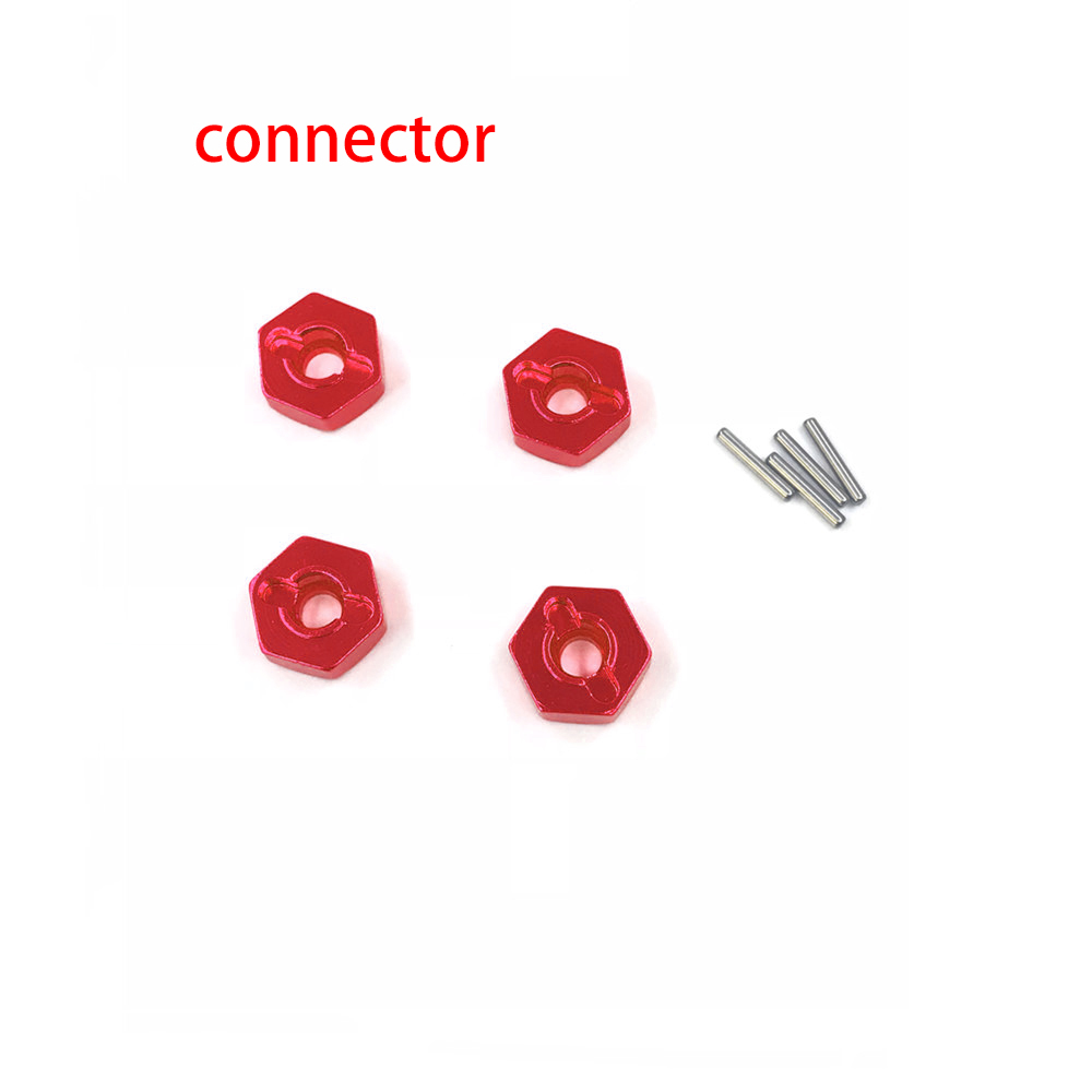 Wltoys144001114UpgradeMetalRCCarPartsSwingArmCSeatConnectorSteeringCupRearWheelSeatRodGearRed-1666767-7