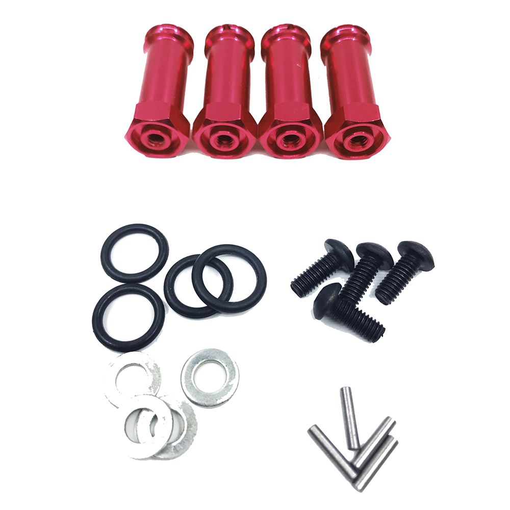 Wltoys144001114UpgradeMetalRCCarPartsSwingArmCSeatConnectorSteeringCupRearWheelSeatRodGearRed-1666767-9