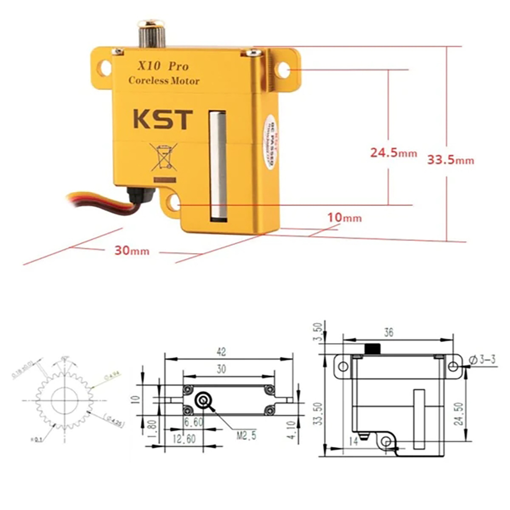 X10ProDigitalMetalGearServo115Kgfcm010secforF5JCompetitionGlidersandLargeScaleGliders-2007401-6