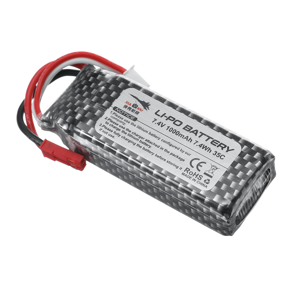 XIAXIURaptorH650SeaLandAirRCAirplaneWarbirdSpareParts74V1000mAhLipoBatteryWithJSTPlug-1996756-2