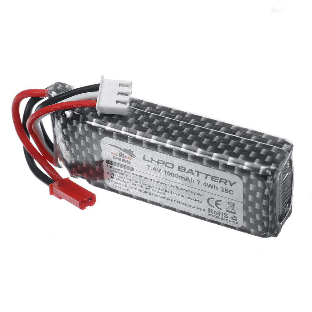 XIAXIURaptorH650SeaLandAirRCAirplaneWarbirdSpareParts74V1000mAhLipoBatteryWithJSTPlug-1996756-4