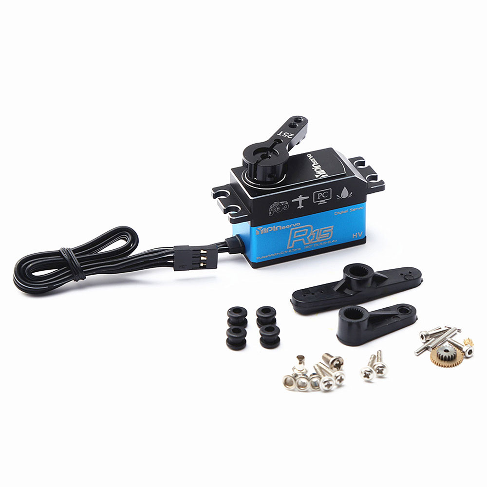 YIPINSERVO15KGDigitalServoMetalGearServoWaterprooffor18110ScaleRCCarsRobotManipulatorRCParts-2007406-8