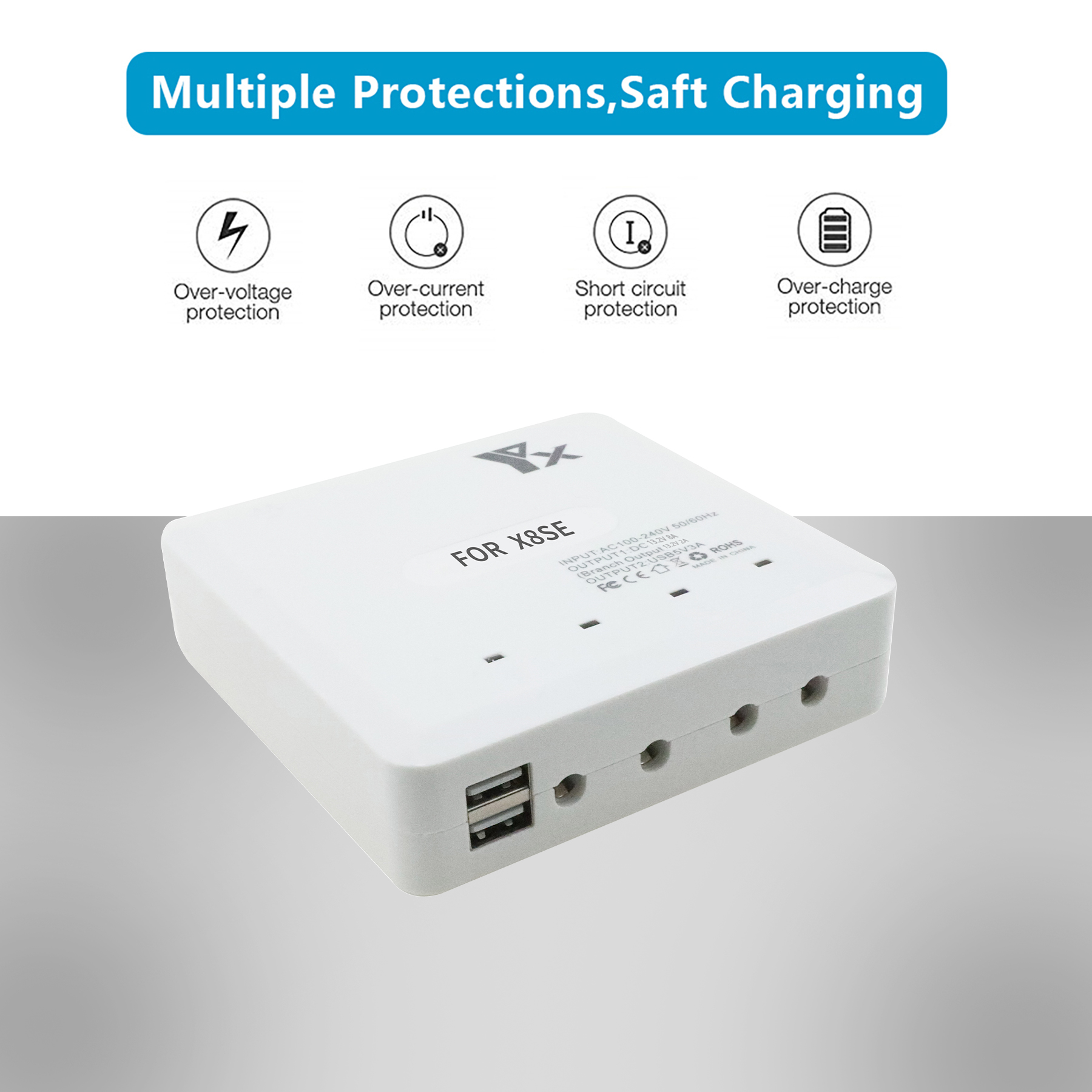 YX6-in-1MultiChargingHubIntelligentBatteryRemoteControlPhoneMulti-charge6-wayChargerforFIMIX8SERCDro-1977021-1