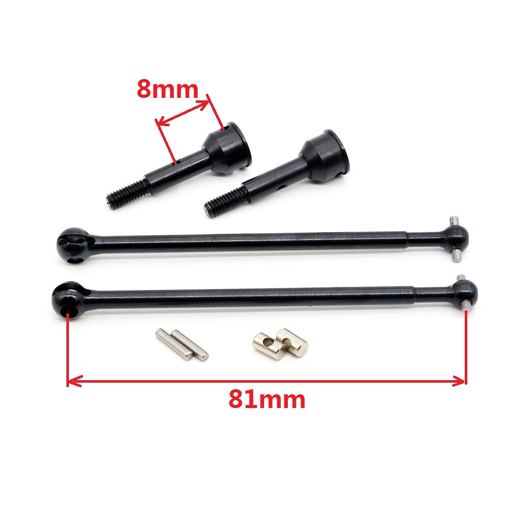 ZDRacingDBX10110FrontDogBroneDriveShaftRCCarModelsParts7503-1840687-1