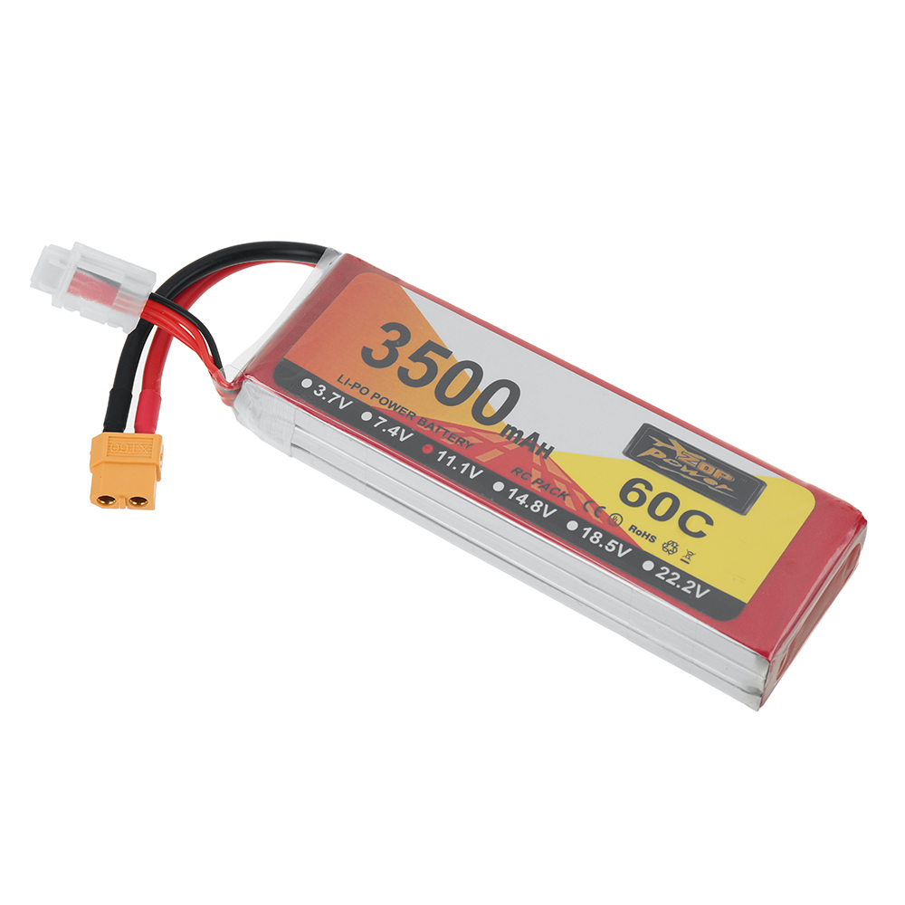 ZOPPOWER111V3500mAh60C3SLiPoBatteryXT60PlugforRCDrone-1980037-3