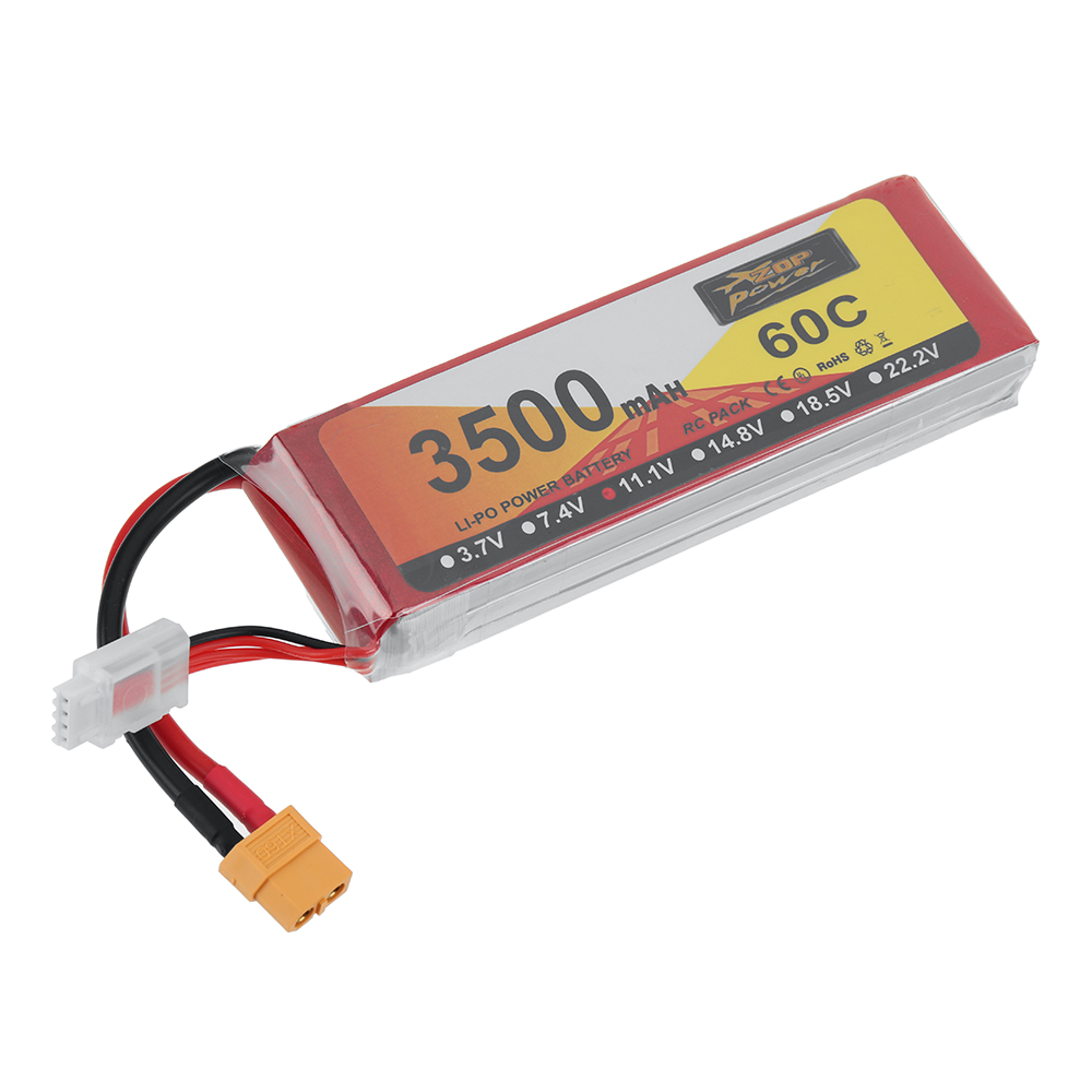 ZOPPOWER111V3500mAh60C3SLiPoBatteryXT60PlugforRCDrone-1980037-4